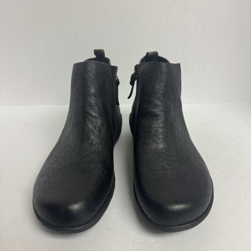 Halsa Womens Althea Boot Black Leather Size 8.5W - Picture 3 of 6